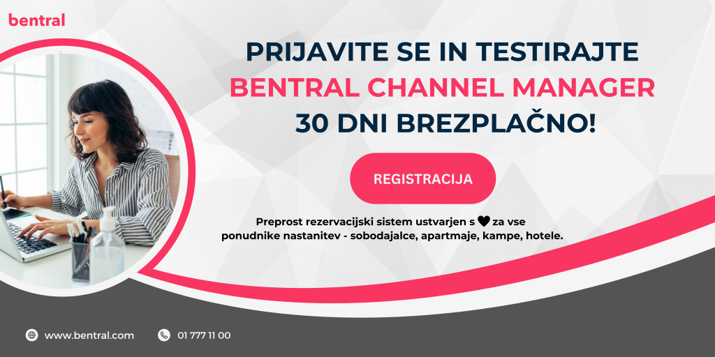 Bentral rezervacijski sistem - preizkusi brezplačno