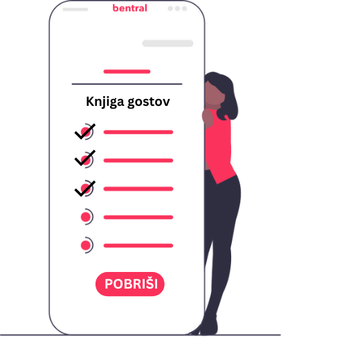eTurizem - brisanje podatkov iz knjige gostov